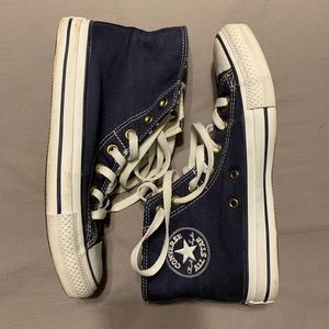 CONVERSE - Navy High Top Converse - 8